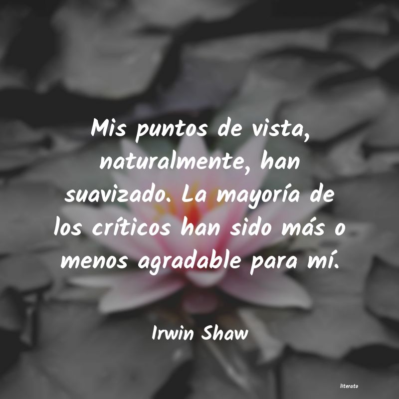 frases de Irwin Shaw