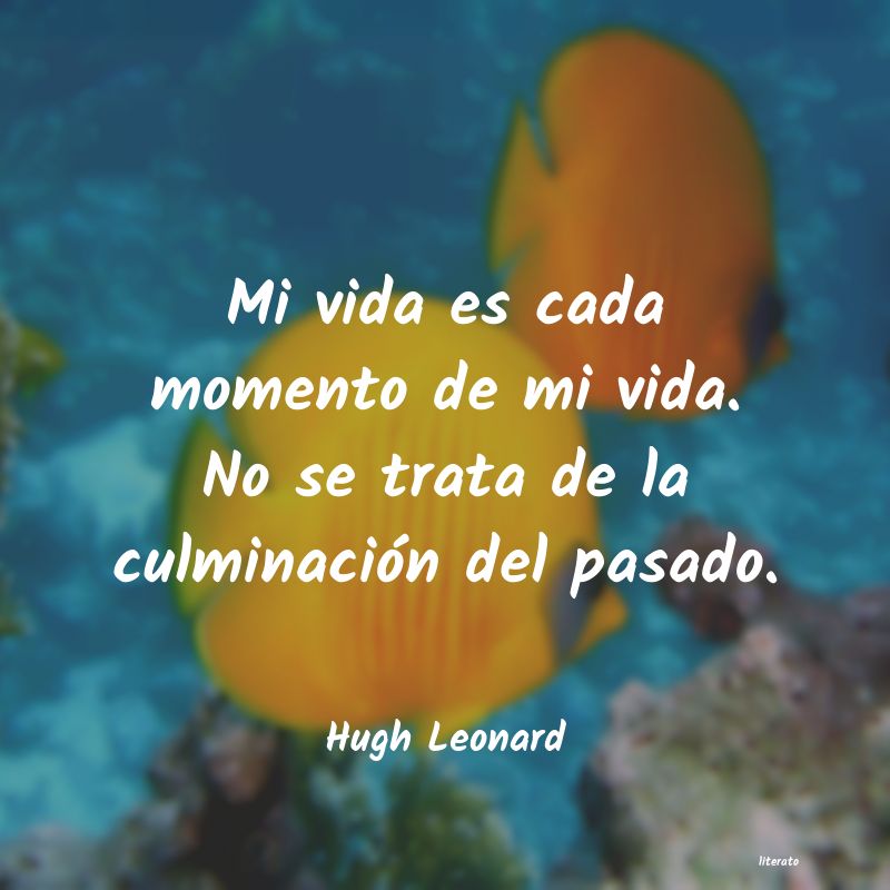 frases de Hugh Leonard
