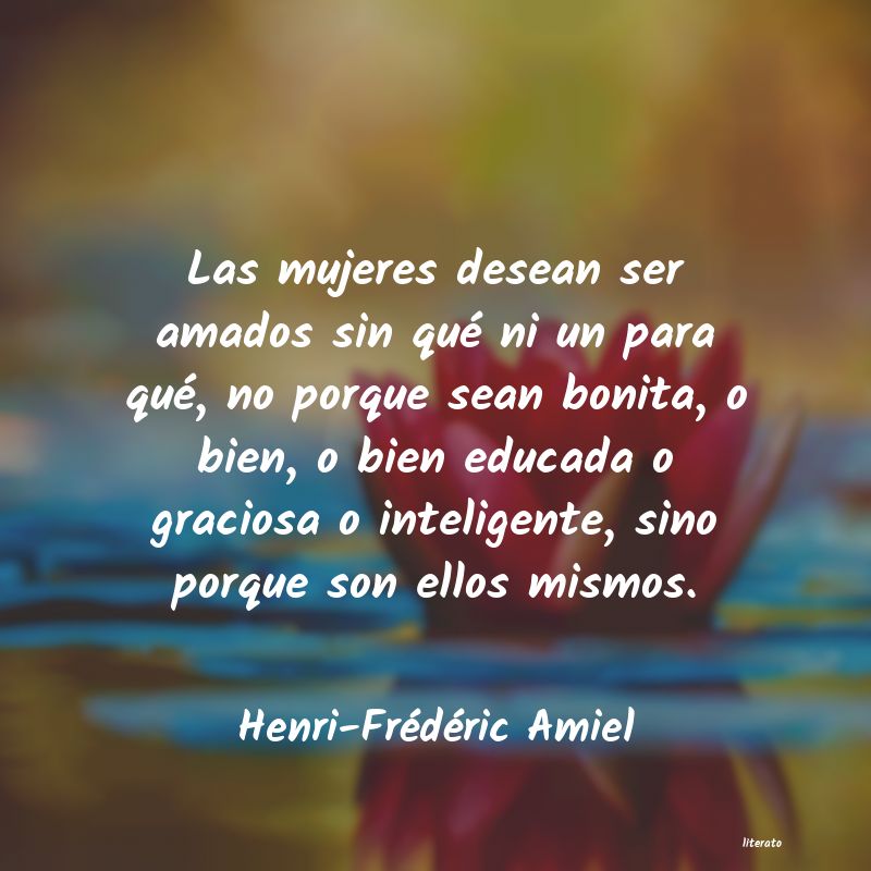 Frases de Henri-Frédéric Amiel