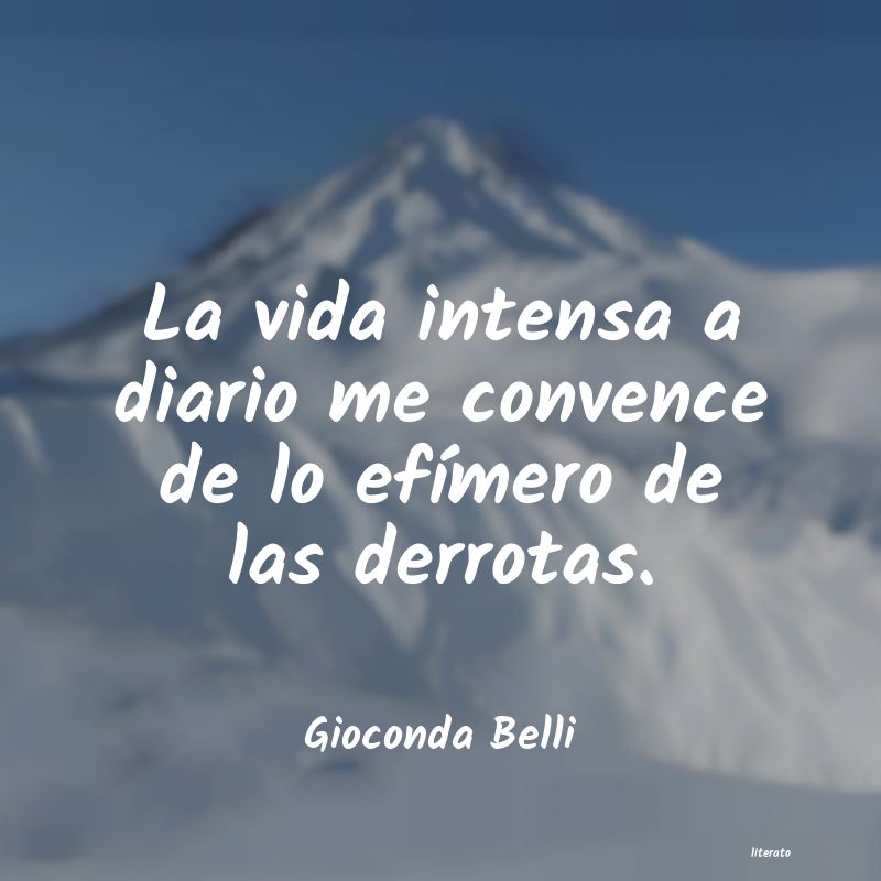 frases de Gioconda Belli