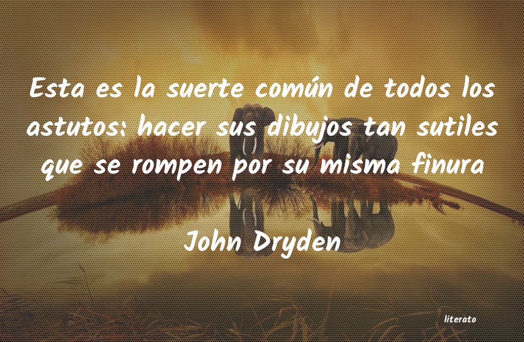 frases de John Dryden