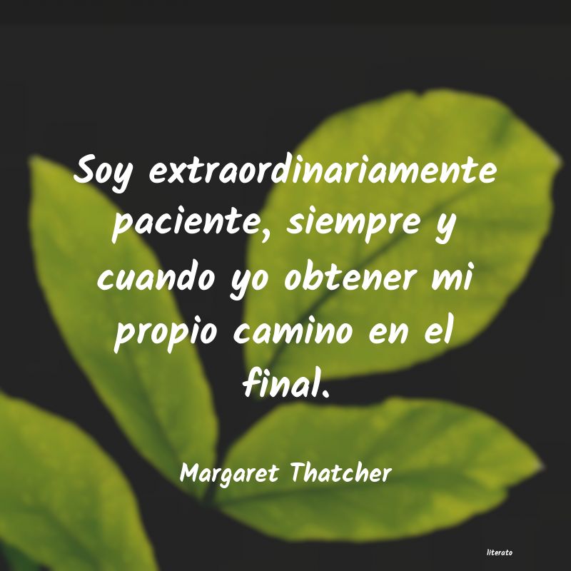 frases de Margaret Thatcher