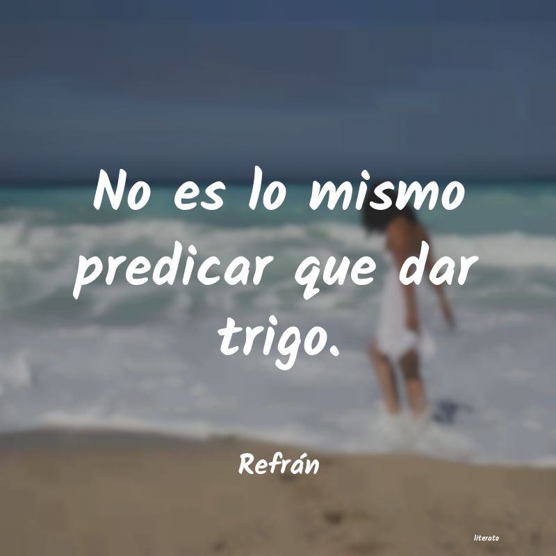 Frases de Refrán