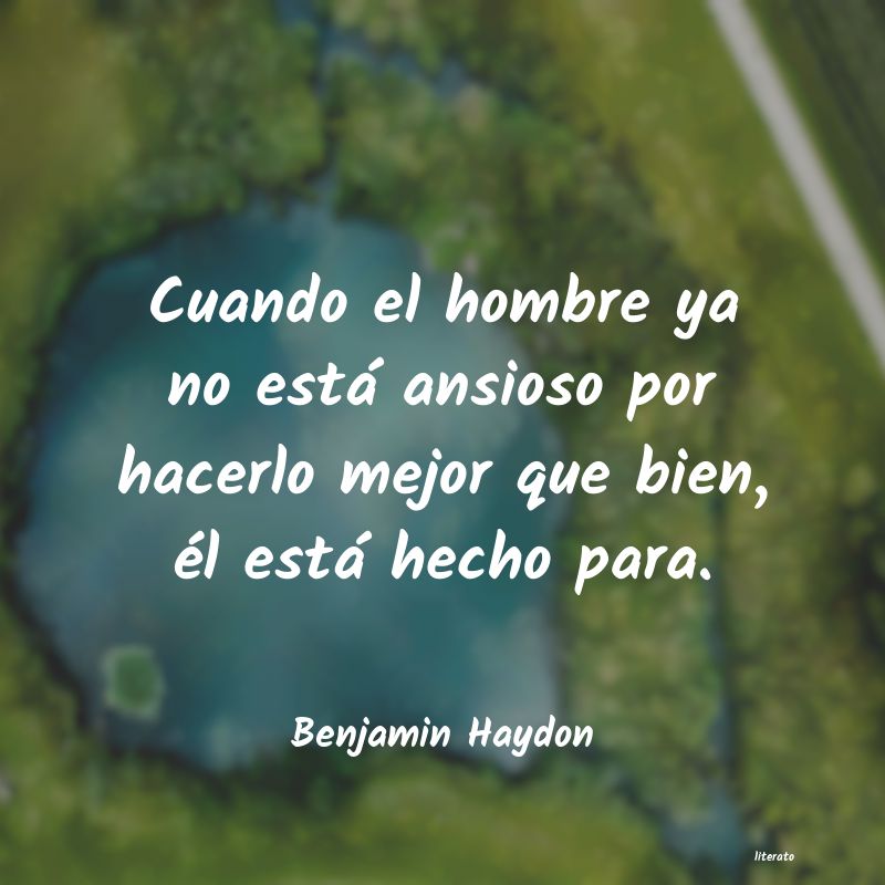 Frases de Benjamin Haydon