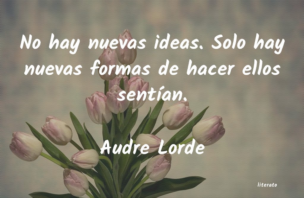 Frases de Audre Lorde