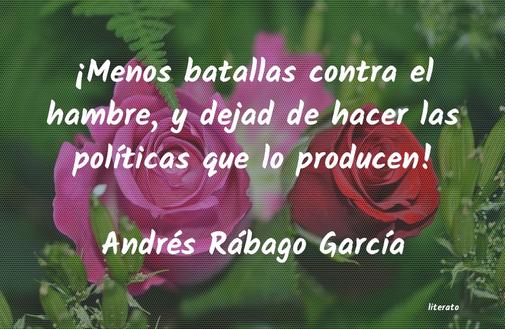 Frases de Andrés Rábago García