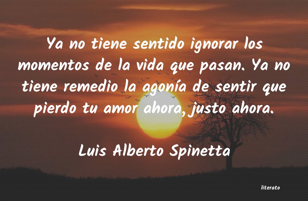 Frases de Luis Alberto Spinetta