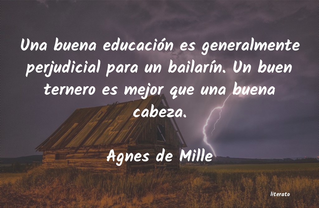 Frases de Agnes de Mille