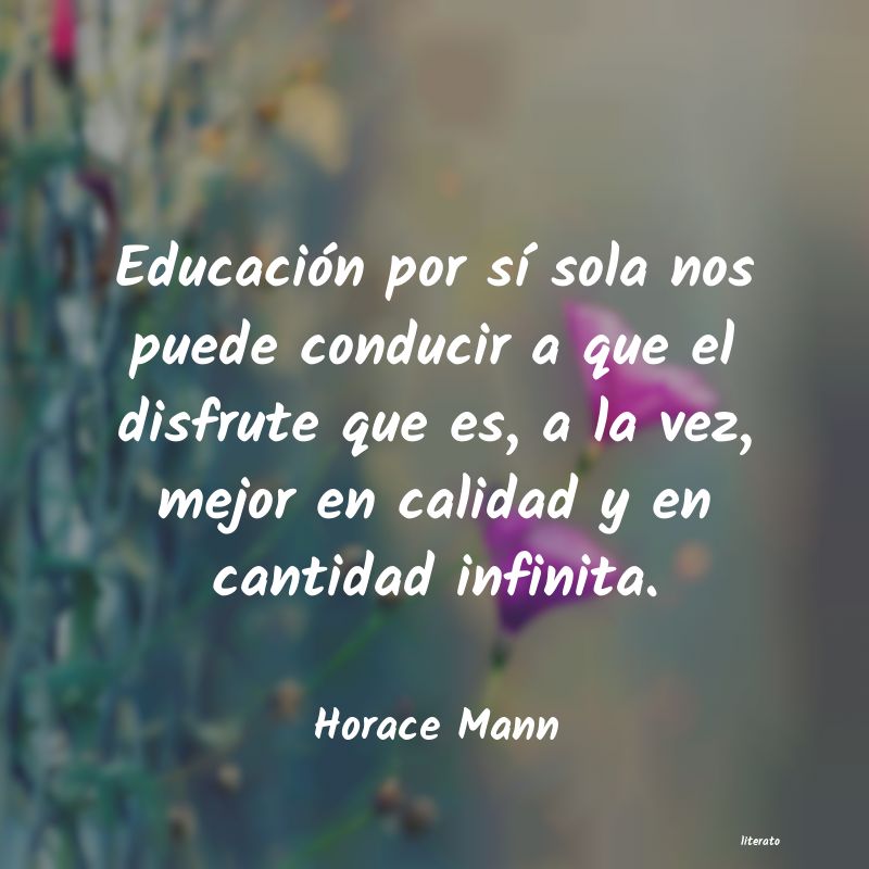 Frases de Horace Mann