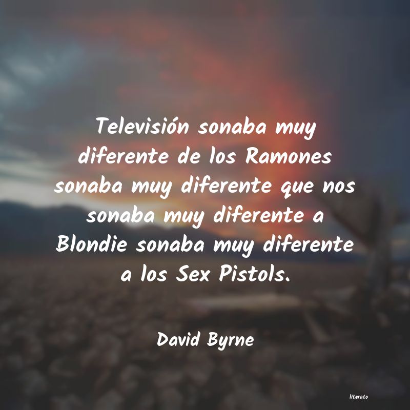 Frases de David Byrne