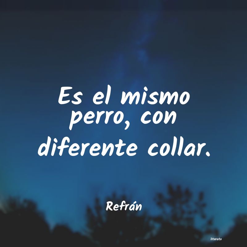 Frases de Refrán