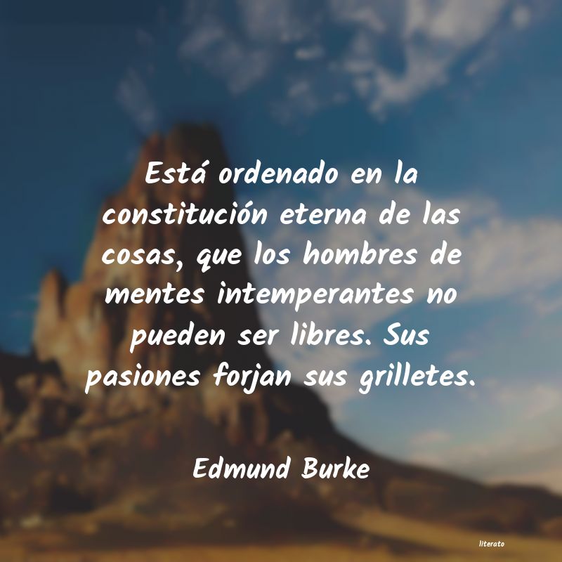 Frases de Edmund Burke