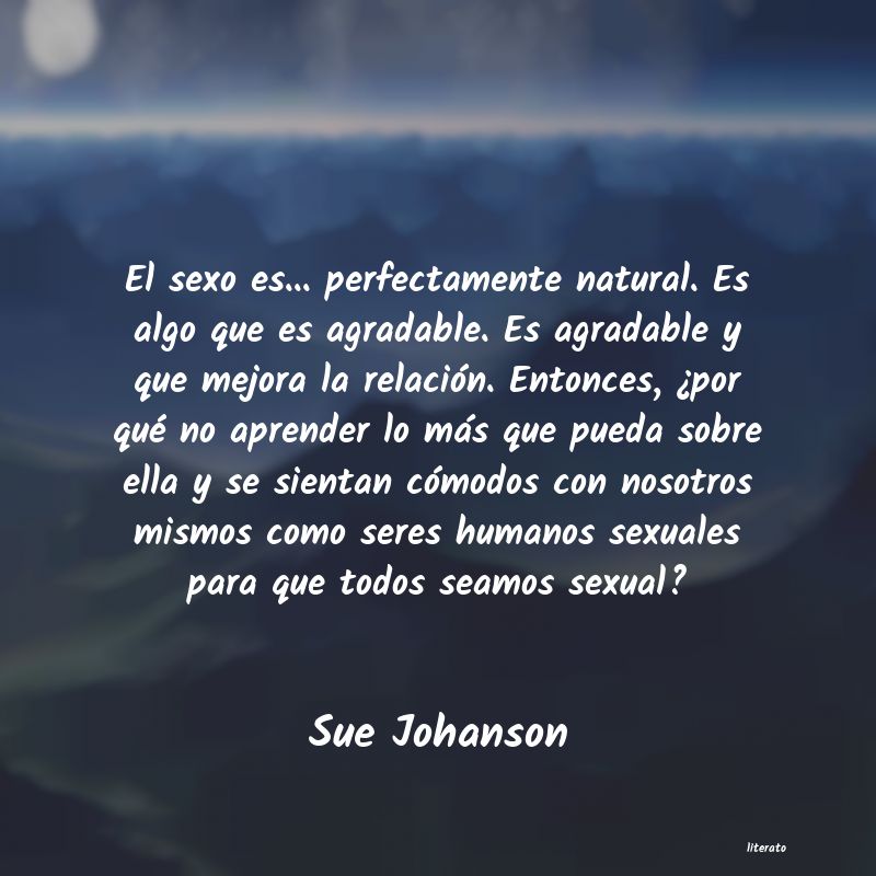 Frases de Sue Johanson