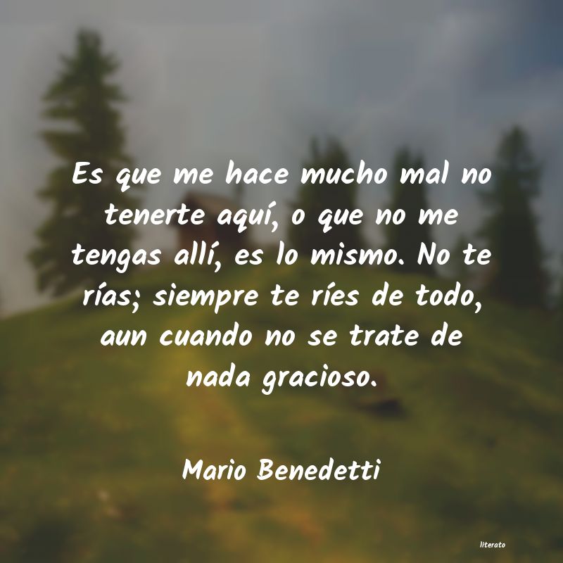 frases de Mario Benedetti