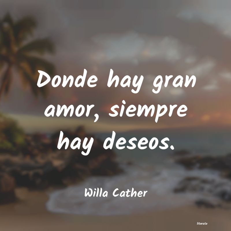 Frases de Willa Cather