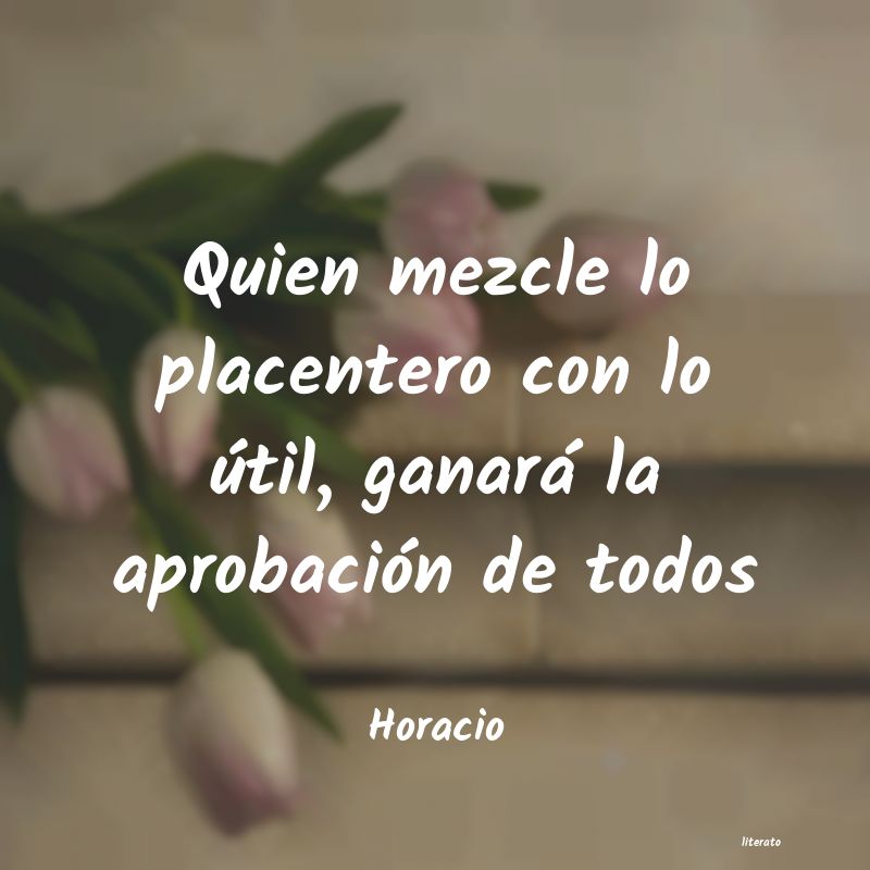 frases de Horacio
