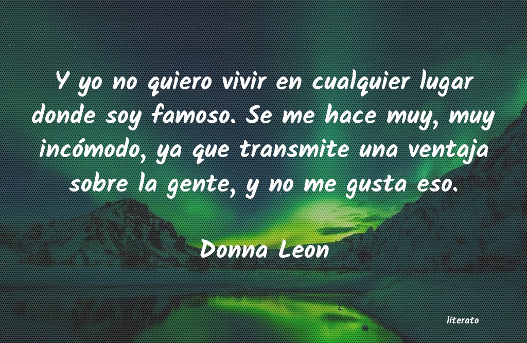 frases de Donna Leon