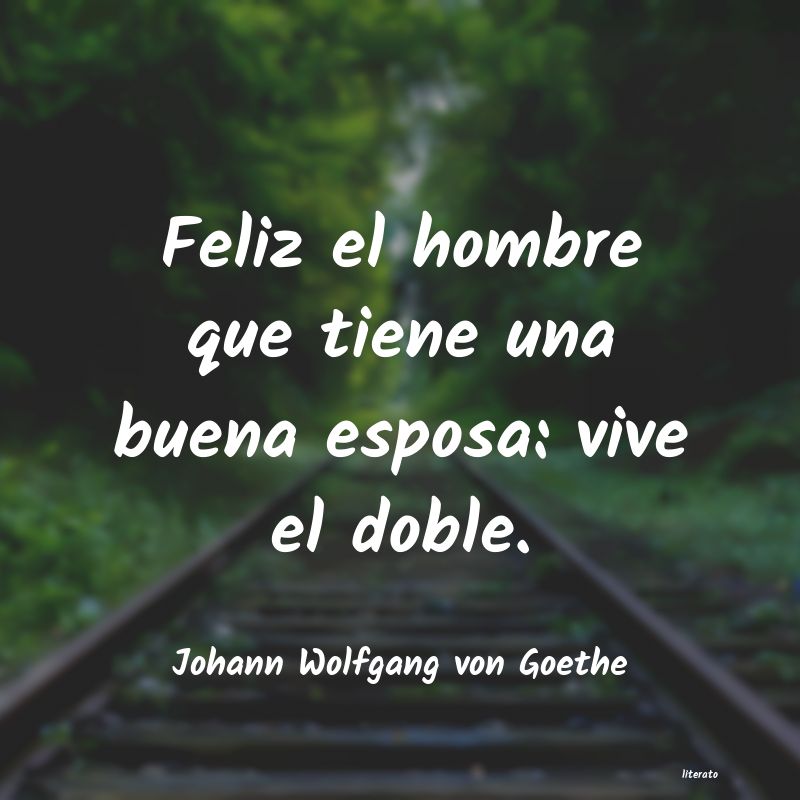 Frases de Johann Wolfgang von Goethe