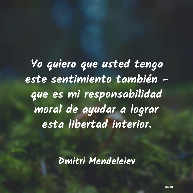 Frases de Dmitri Mendeleiev