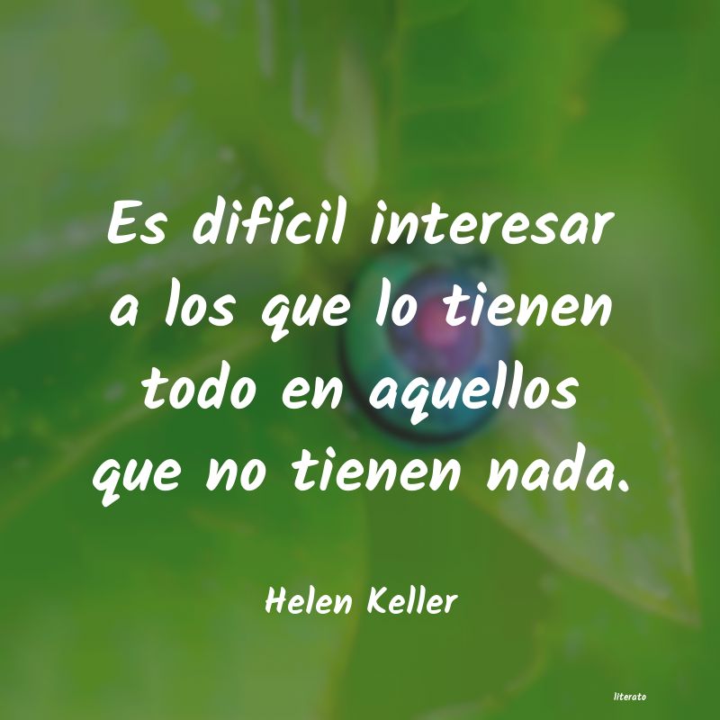 Frases de Helen Keller