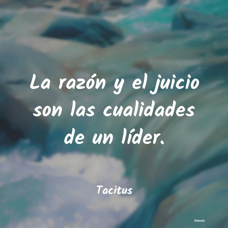 Frases de Tacitus