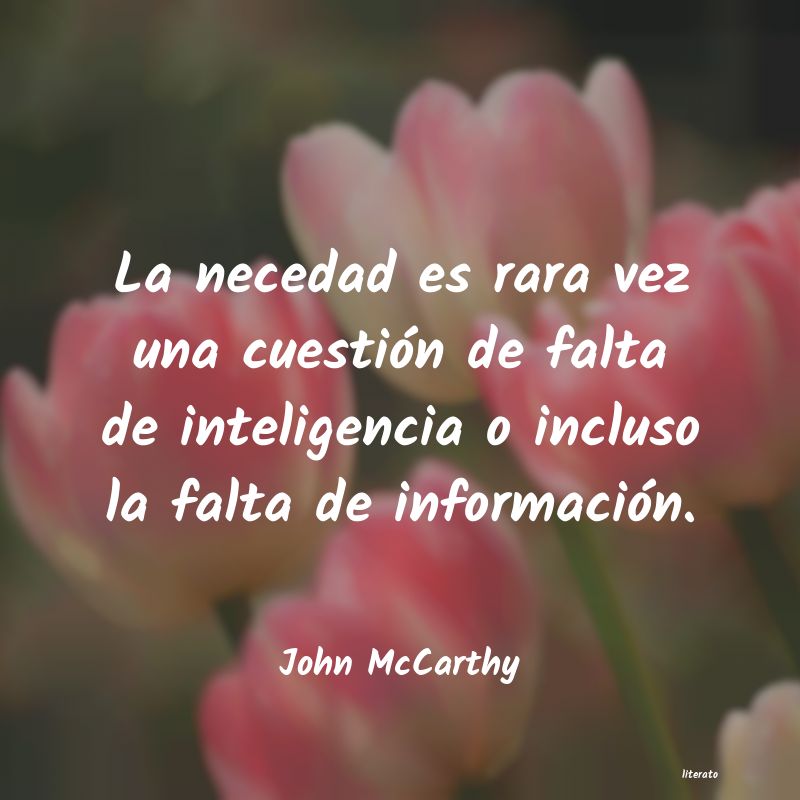 Frases de John McCarthy