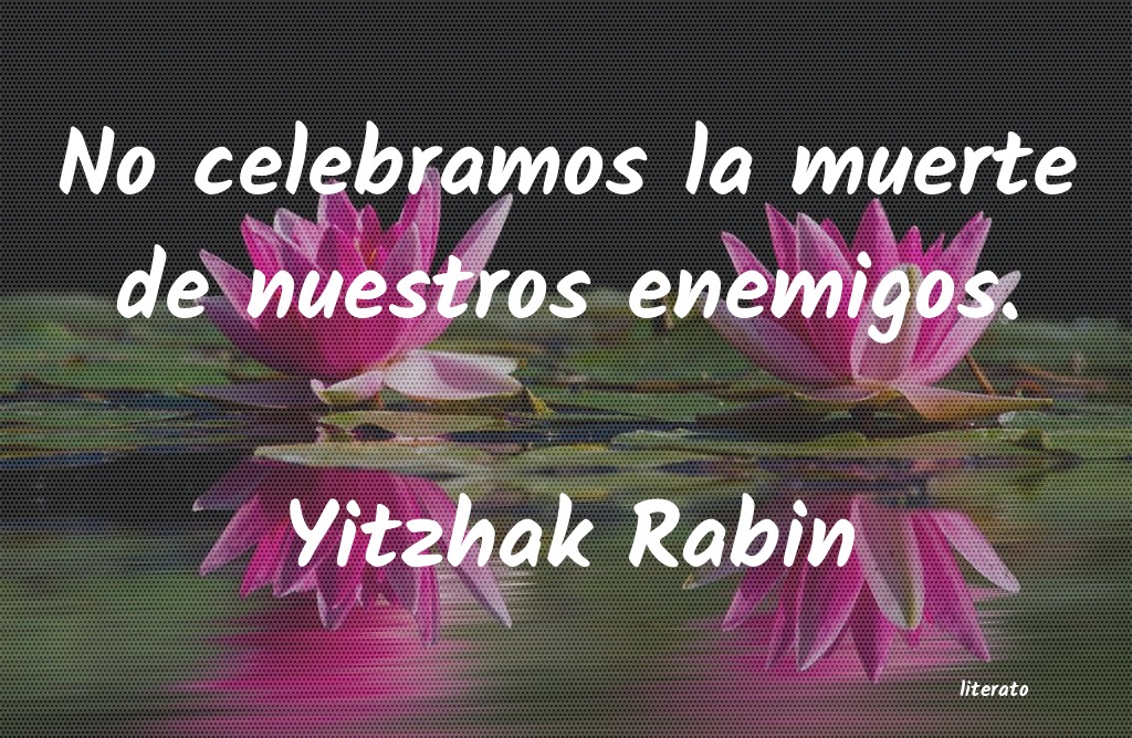 Frases de Yitzhak Rabin