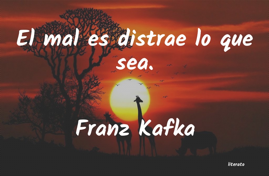 frases de Franz Kafka