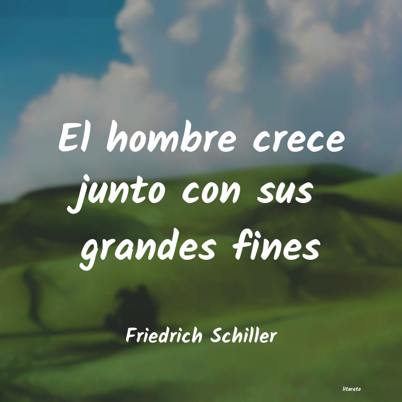 frases de Friedrich Schiller