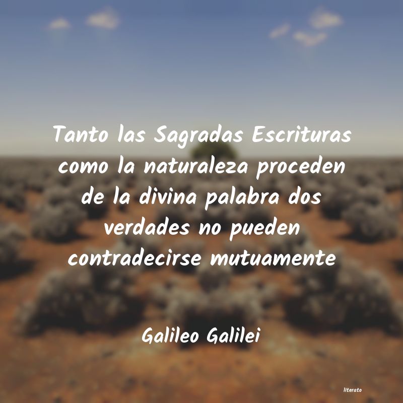 frases de Galileo Galilei