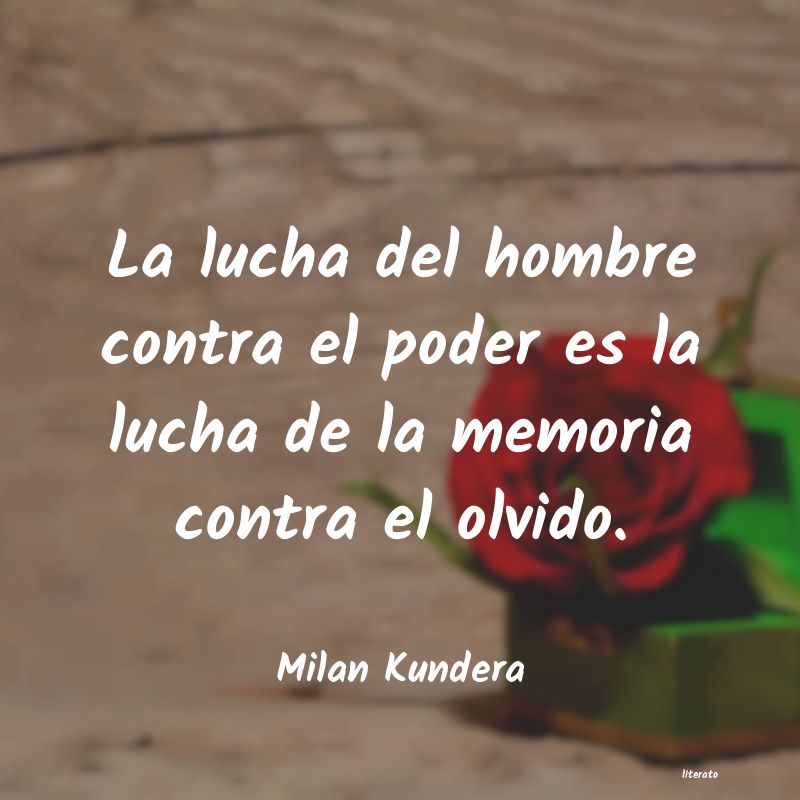 Frases de Milan Kundera