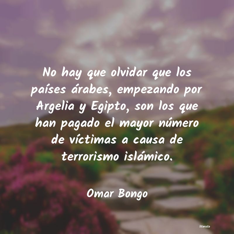 Frases de Omar Bongo