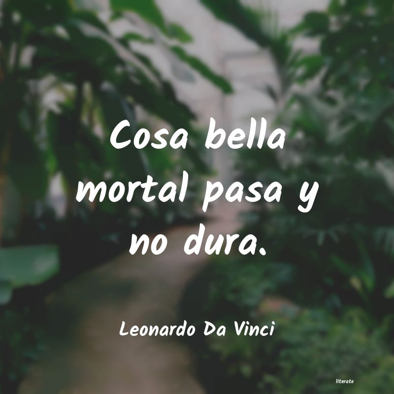 frases de Leonardo Da Vinci