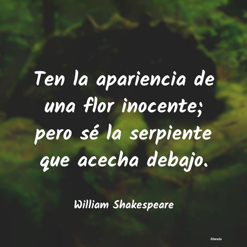 frases de William Shakespeare