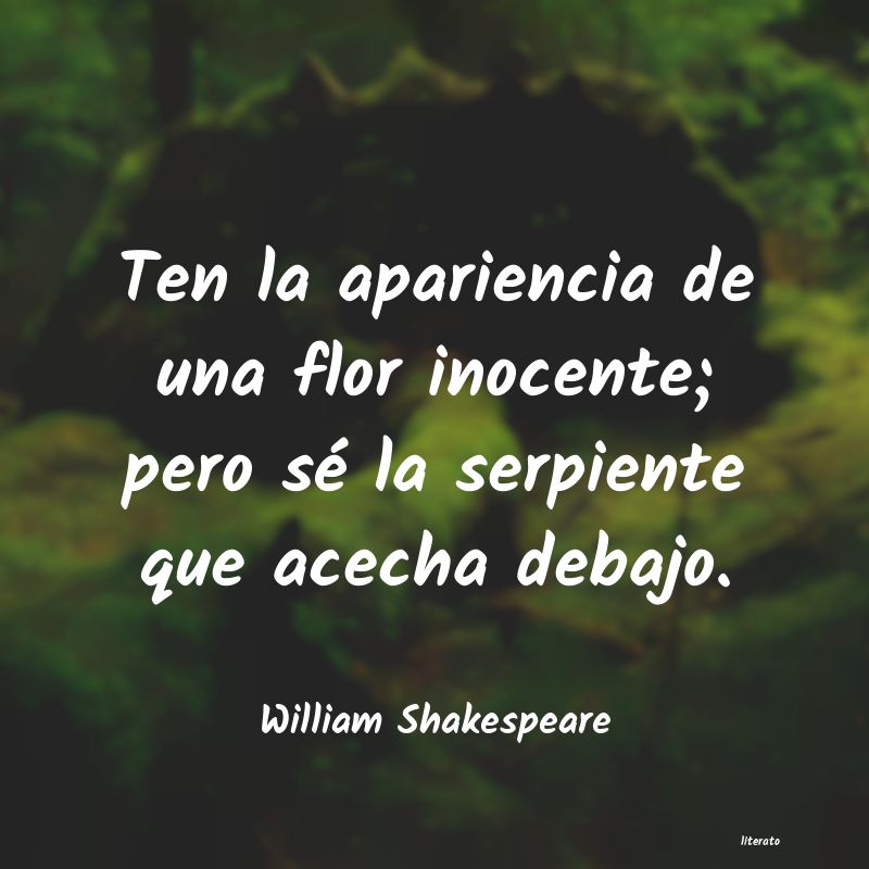 Frases de William Shakespeare