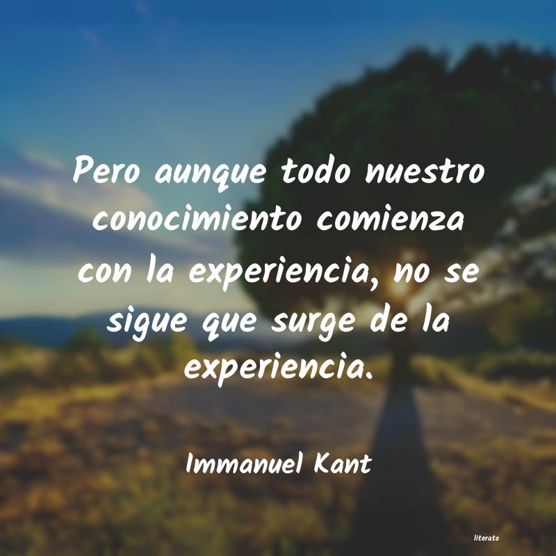 Frases de Immanuel Kant