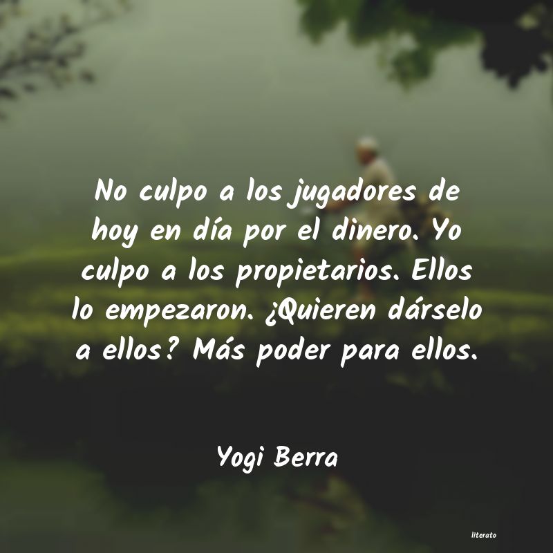 Frases de Yogi Berra