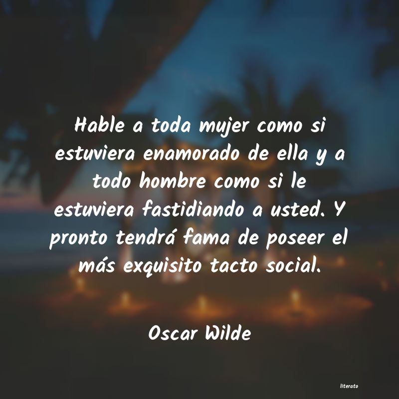 frases de Oscar Wilde