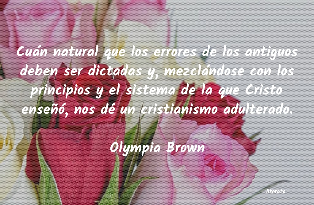 frases de Olympia Brown