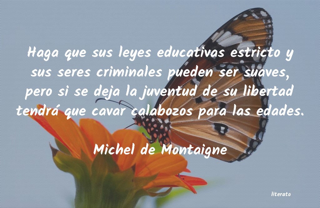 frases de Michel de Montaigne