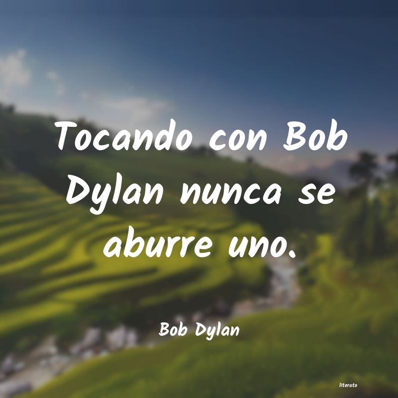 frases de Bob Dylan