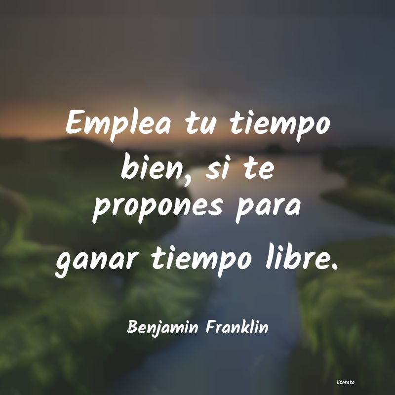 Frases de Benjamin Franklin