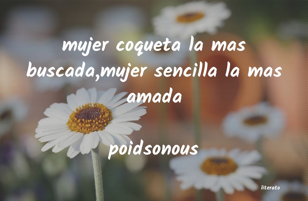 Frases de poidsonous