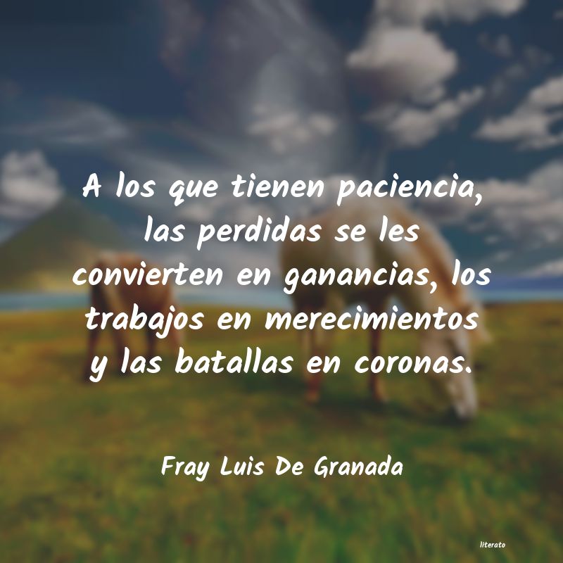 Frases de Fray Luis De Granada