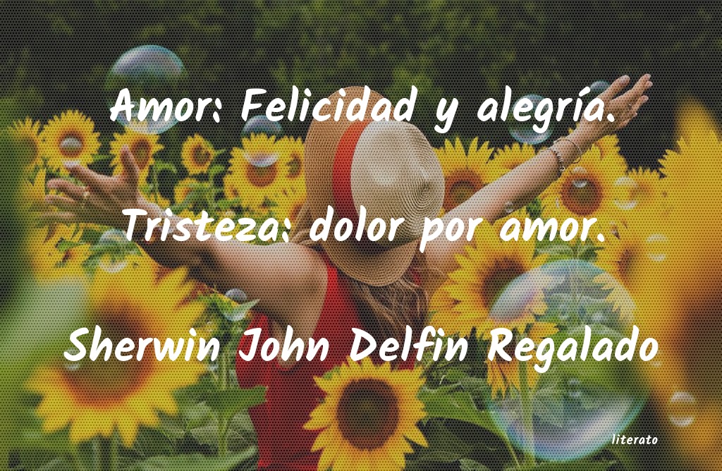 Frases de Sherwin John Delfin Regalado