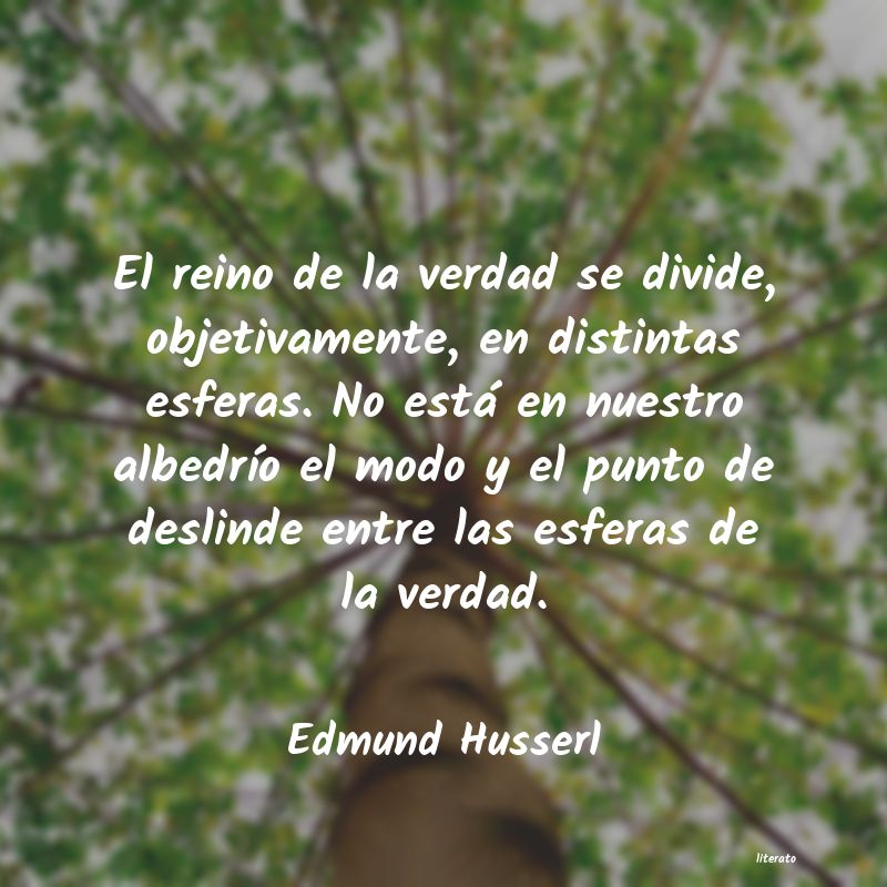 frases de Edmund Husserl