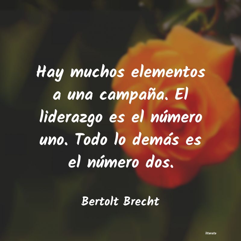 Frases de Bertolt Brecht