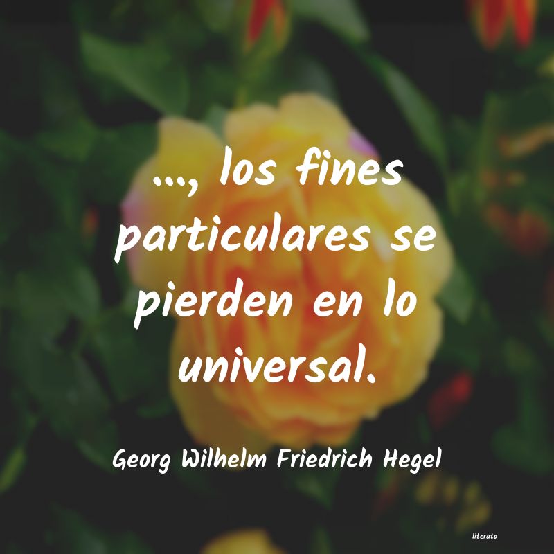 Frases de Georg Wilhelm Friedrich Hegel