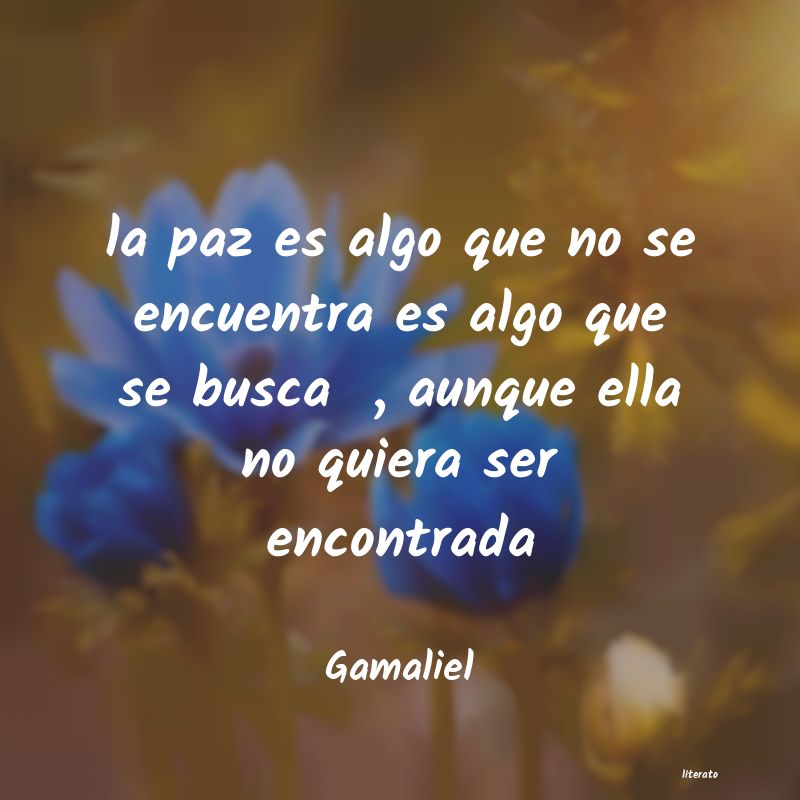 Frases de Gamaliel