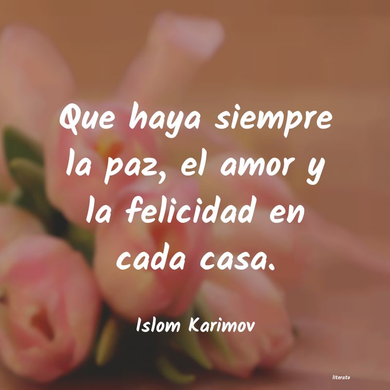 frases de Islom Karimov